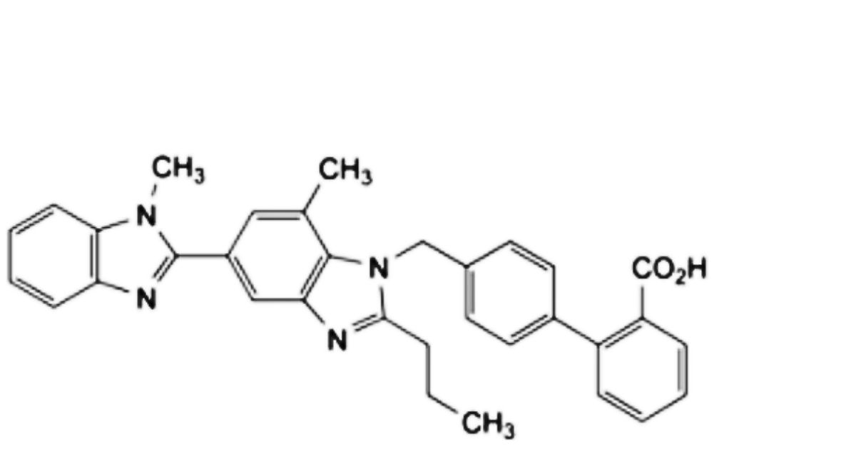 B. 4′-[[7-methyl-5-(1-methyl-1H-benzimidazol-2-yl)-2-propyl-1H-benzimidazol-1-yl]methyl][1,1′-biphenyl]-2-carboxylic acid,