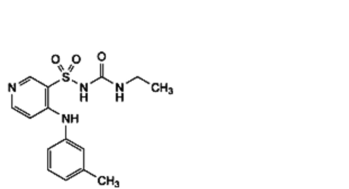 C. 1-ethyl-3-[[4-[(3-methylphenyl)amino]pyridin-3-yl]sulfonyl]urea,