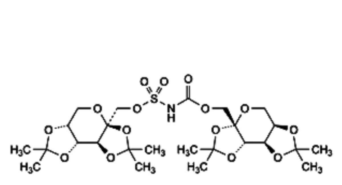 D. 2,3_4,5-bis-O-(propan-2,2-diyl)-β-D-fructopyranose 1-[N-[[[2,3_4,5-bis-O-(propan-2,2-diyl)-β-D- fructopyranosyl]oxy]carbamoyl]sulfamate],