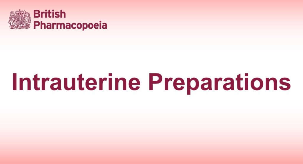 Intrauterine Preparations