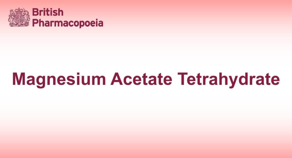 Magnesium-Acetate-Tetrahydrate