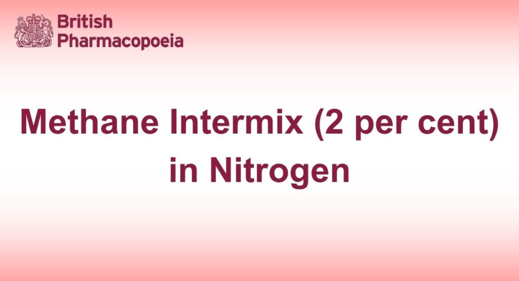 Methane Intermix (2 per cent) in Nitrogen