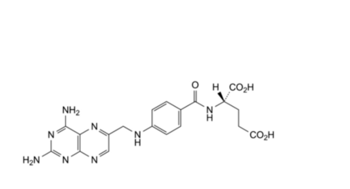 (2S)-2-[[4-[[(2,4-diaminopteridin-6-yl)methyl]amino]benzoyl]amino]pentanedioic acid (4-aminofolic acid, aminopterin)