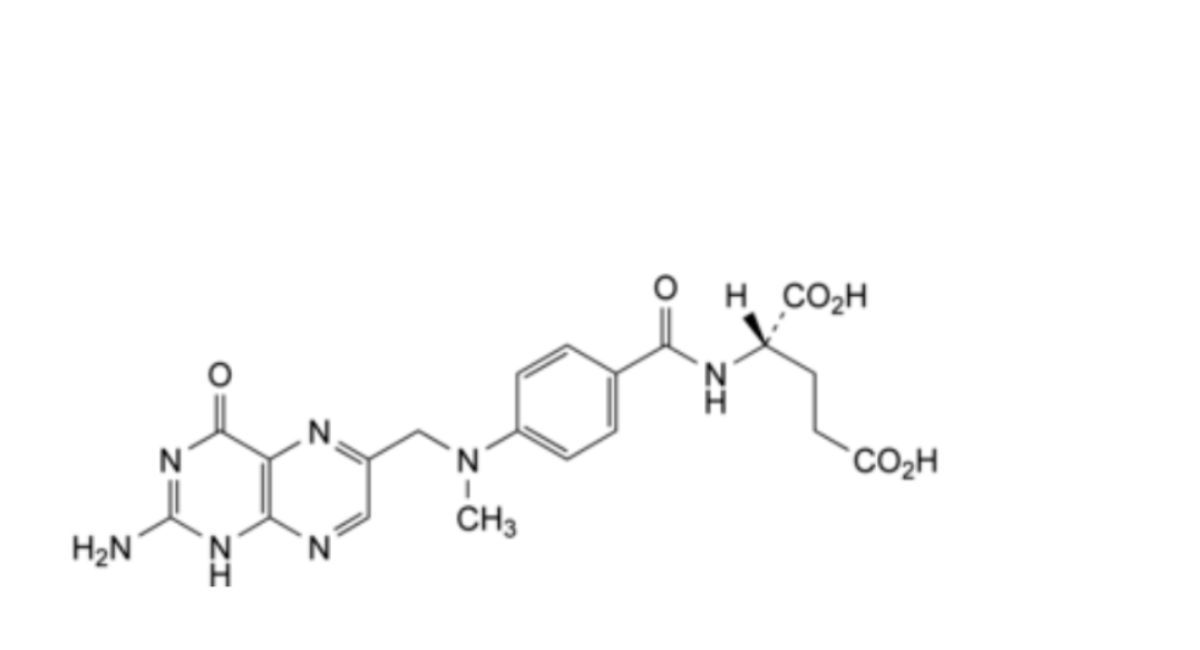 (2S)-2-[[4-[[(2-amino-4-oxo-1,4-dihydropteridin-6-yl)methyl]methylamino]benzoyl]amino]pentanedioic acid (N-methylfolic acid, methopterin)