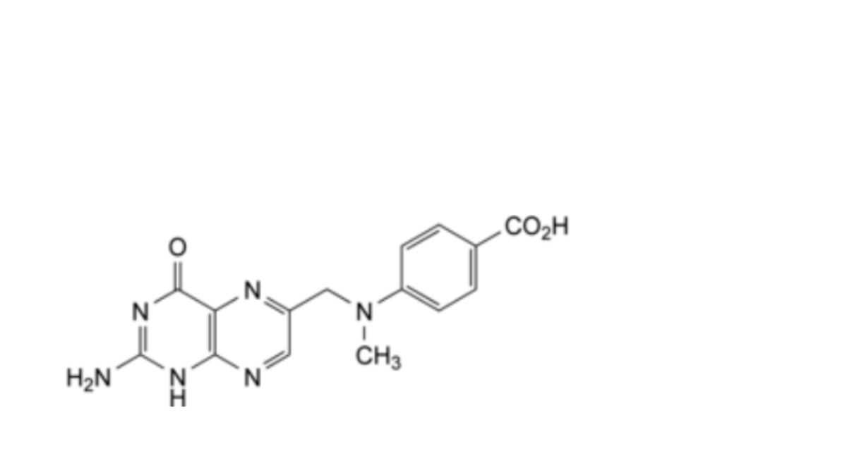 4-[[(2-amino-4-oxo-1,4-dihydropteridin-6-yl)methyl]methylamino]benzoic acid (N -methylpteroic acid)
