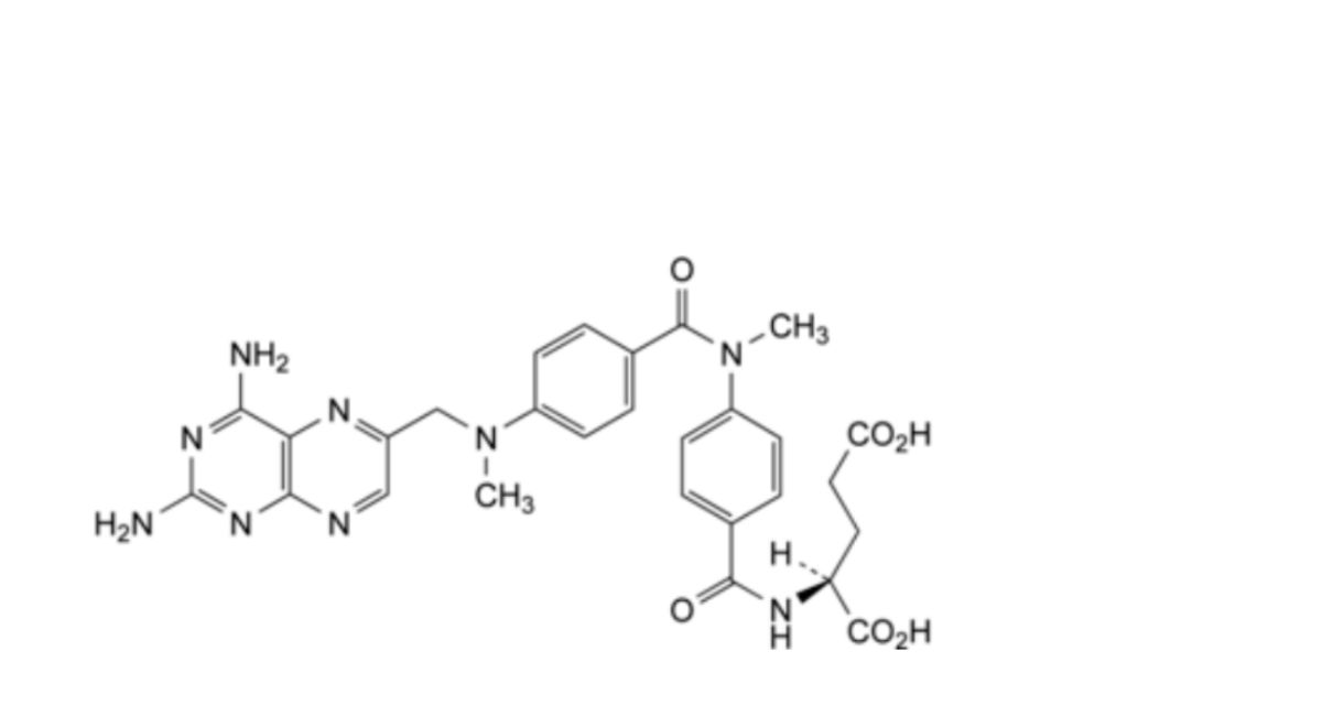 (2S)-2-[[4-[[4-[[(2,4-diaminopteridin-6- yl)methyl]methylamino]benzoyl]methylamino]benzoyl]amino]pentanedioic acid
