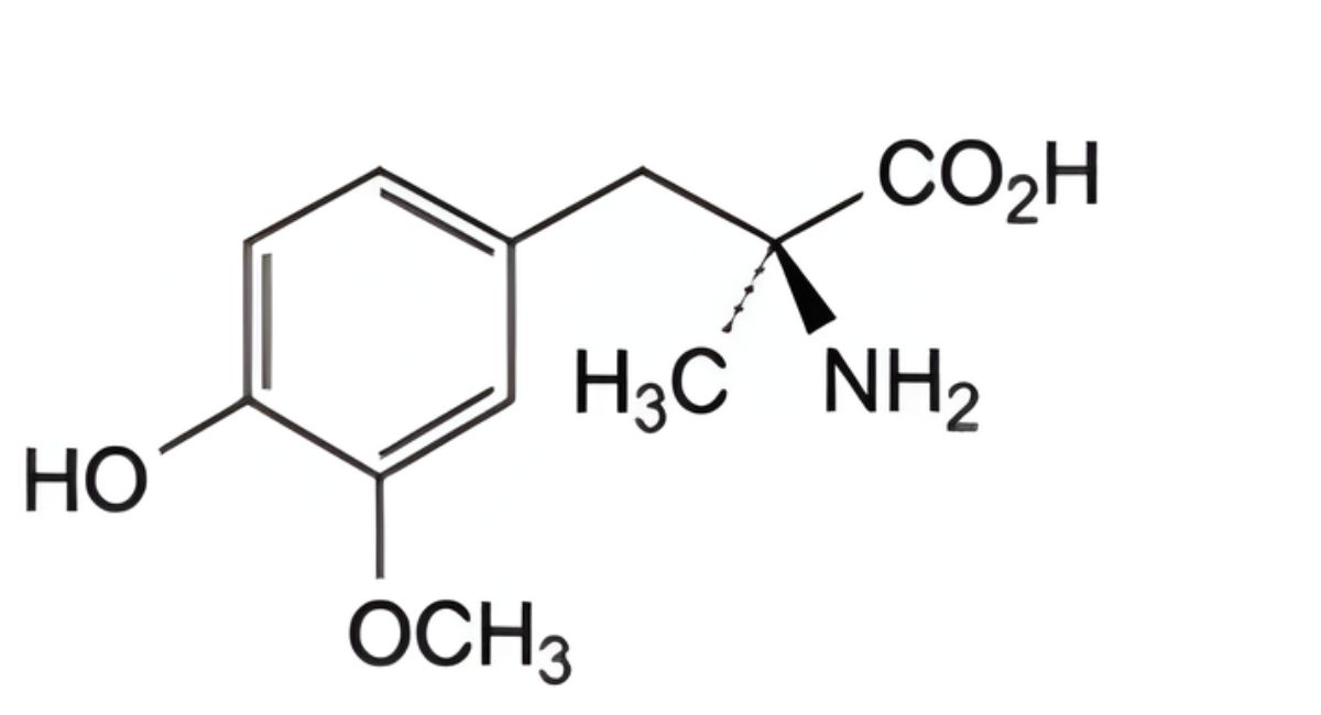 A. (2S)-2-amino-3-(4-hydroxy-3-methoxyphenyl)-2-methylpropanoic acid (3-methoxymethyldopa), 