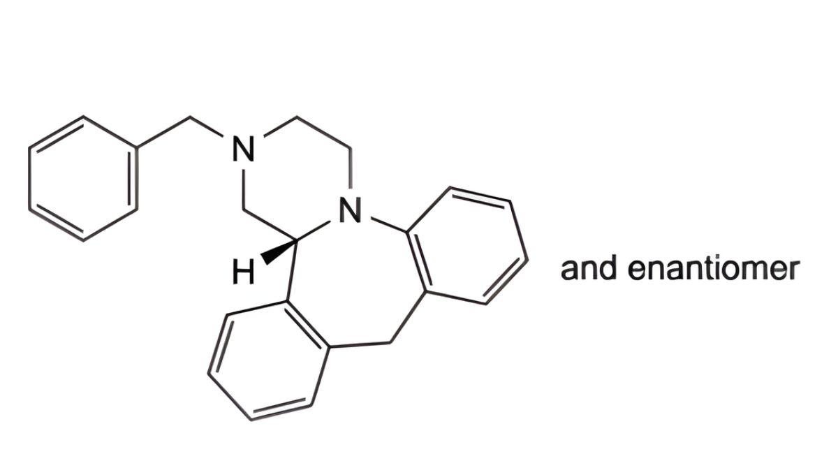 F. (14bRS)-2-benzyl-1,2,3,4,10,14b-hexahydrodibenzo[c,f]pyrazino[1,2-a]azepine.