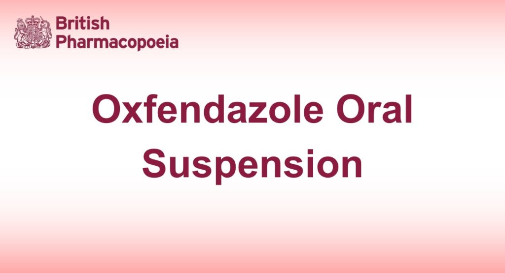 Oxfendazole Oral Suspension