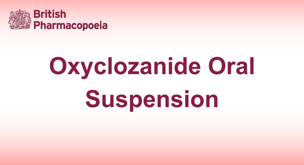 Oxyclozanide Oral Suspension