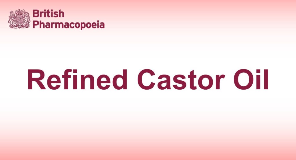Refined Castor Oil