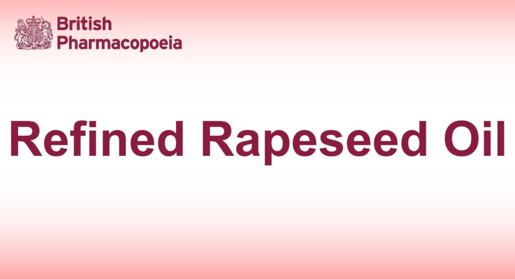 Refined Rapeseed Oil