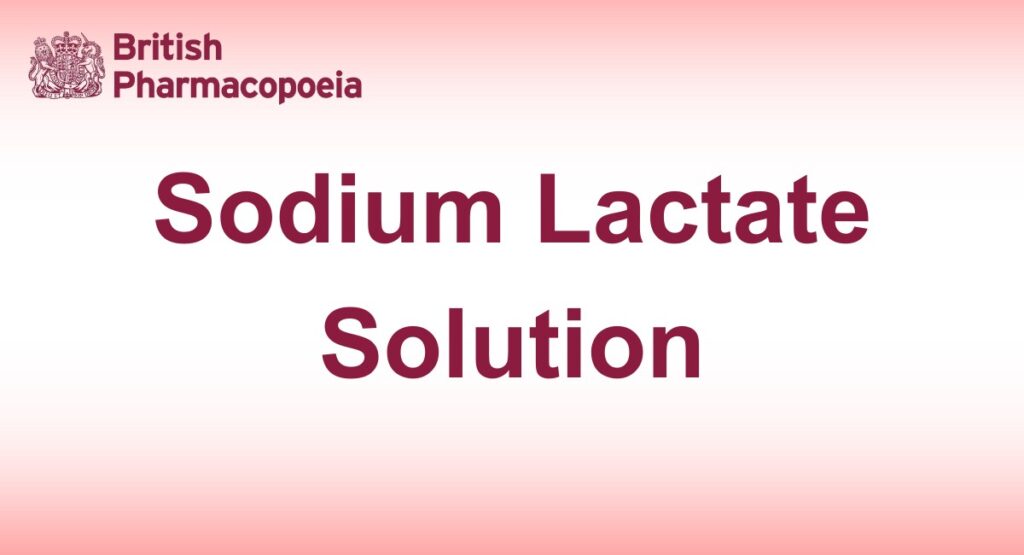 Sodium Lactate Solution