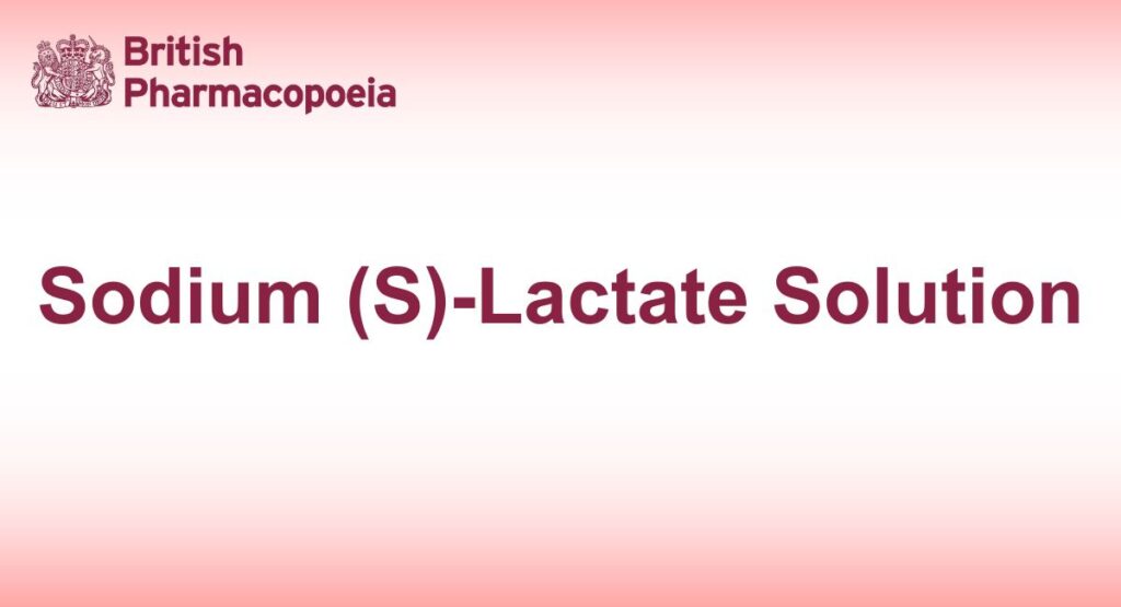 Sodium (S)-Lactate Solution