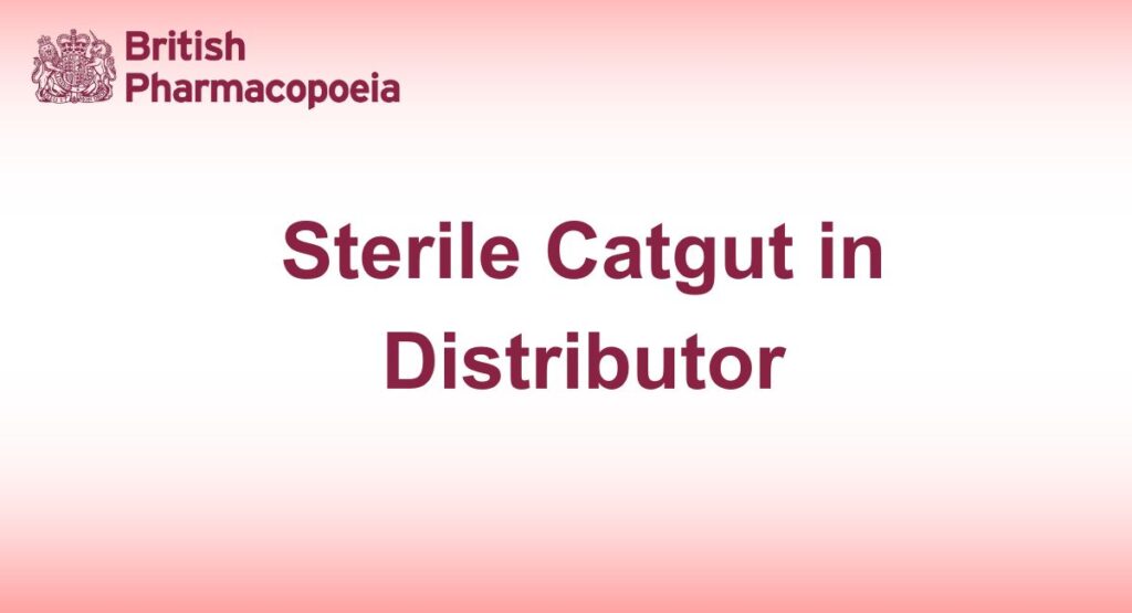 Sterile Catgut in Distributor