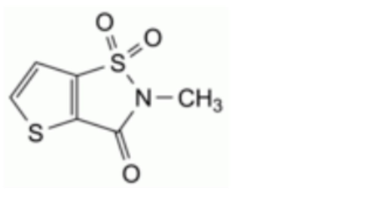E. 2-methylthieno[2,3-d]isothiazol-3(2H)-one 1,1-dioxide,