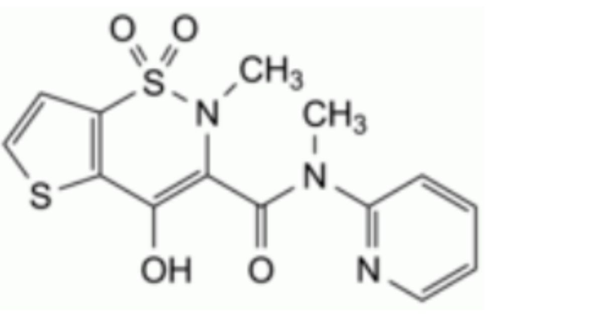 F. 4-hydroxy-N,2-dimethyl-N-(pyridin-2-yl)-2H-thieno[2,3-e]1,2-thiazine-3-carboxamide 1,1-dioxide,