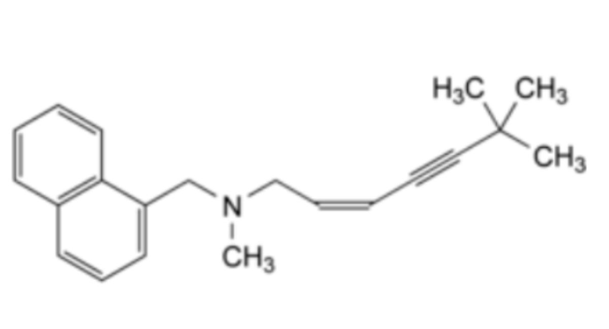 B. (2Z)-N,6,6-trimethyl-N-(naphthalen-1-ylmethyl)hept-2-en-4-yn-1-amine (cis-terbinafine),