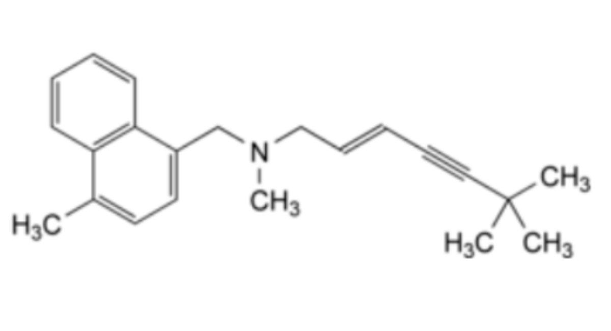 D. (2E)-N,6,6-trimethyl-N-[(4-methylnaphthalen-1-yl)methyl]hept-2-en-4-yn-1-amine (4-methylterbinafine),