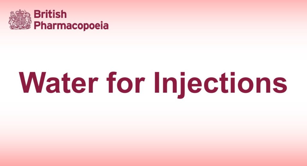 Water for Injections