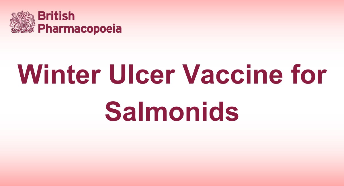 Winter Ulcer Vaccine for Salmonids