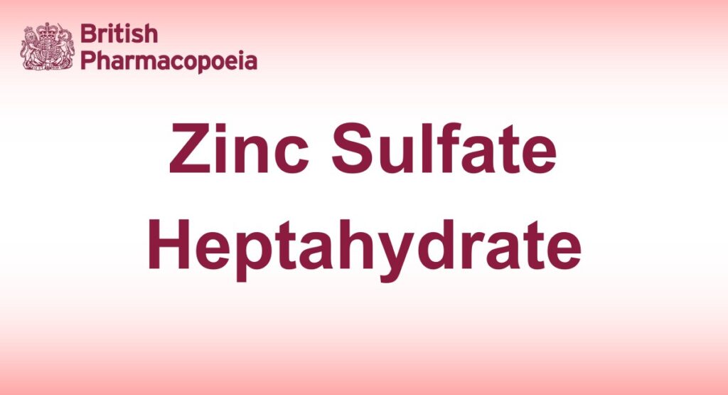 Zinc Sulfate Heptahydrate