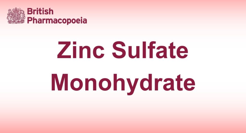 Zinc Sulfate Monohydrate