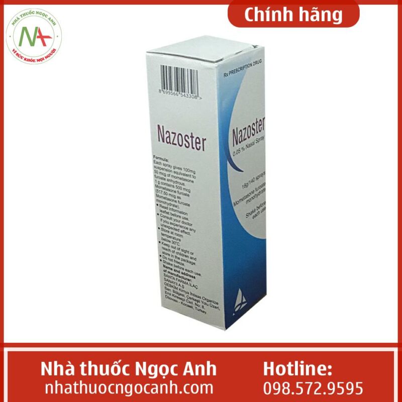 Thuốc xịt mũi Nazoster có tốt không, giá bao nhiêu, mua ở đâu?