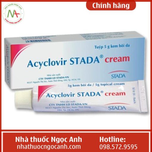 Thuốc Acyclovir Stada cream 5g