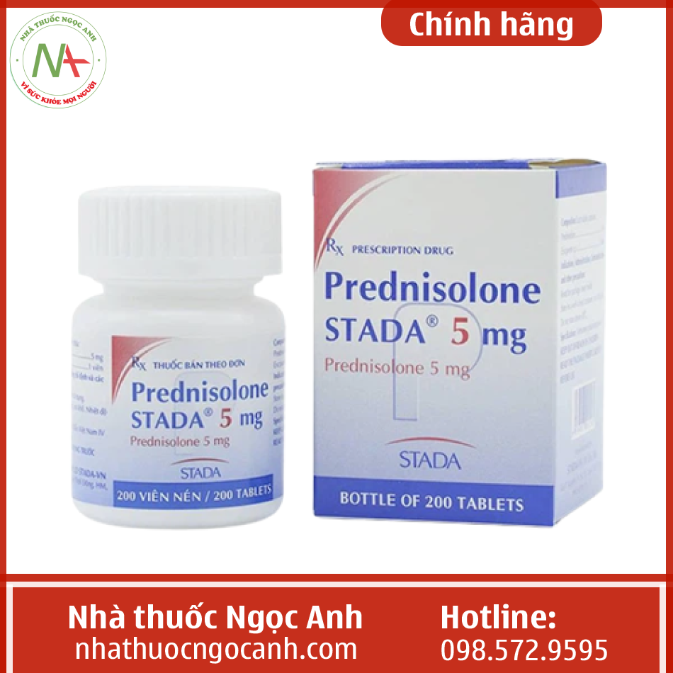 Prednisolon Stada 5mg là thuốc gì?