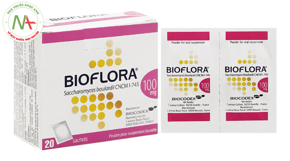 Bột pha uống điều trị tiêu chảy - Bioflora 100mg