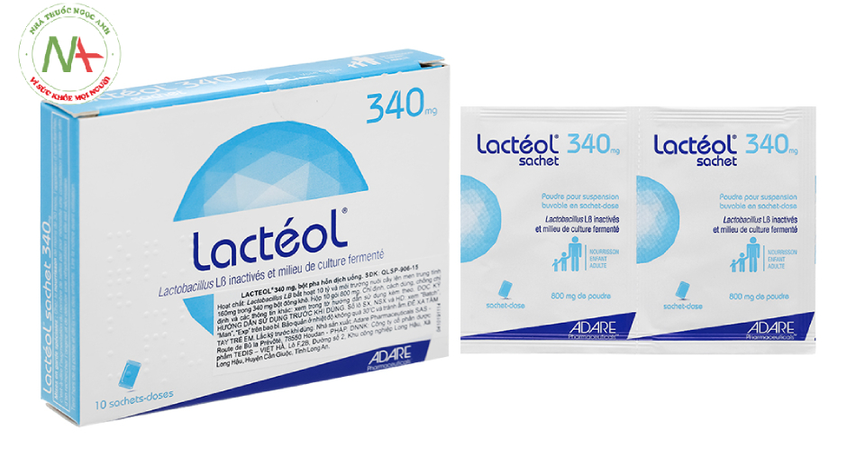 Men vi sinh Lactéol 340mg