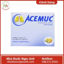 Hộp thuốc Acemuc 200mg