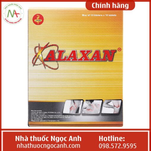 Alaxan liều dùng