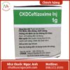 Hộp thuốc CKDCeftizoxime Inj. 1g