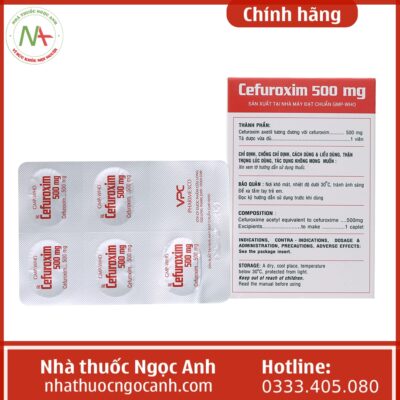 Cefuroxim 500 mg VCP