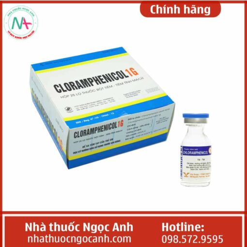Thuốc kháng sinh Chloramphenicol 1g