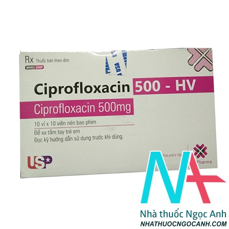 Ciprofloxacin USP 500mg