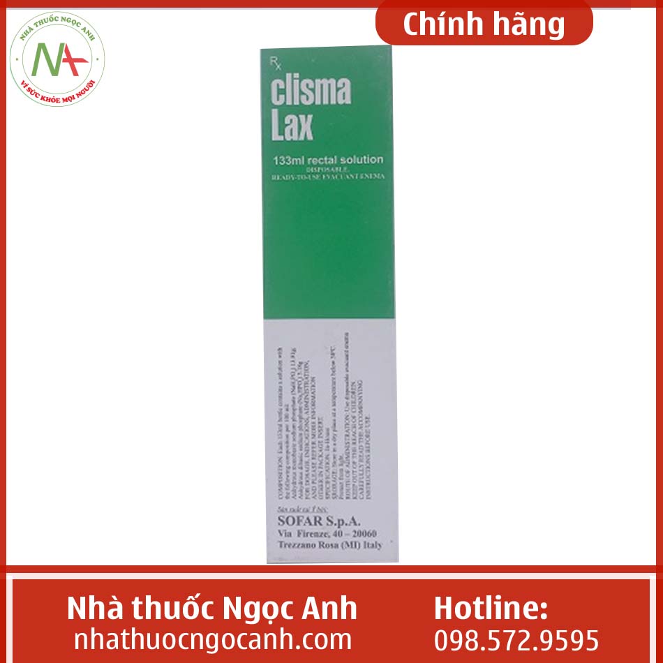 Hộp thuốc Clisma-Lax