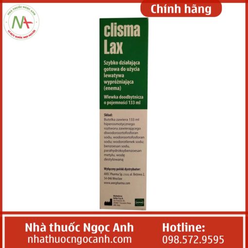 Hộp thuốc Clisma-Lax