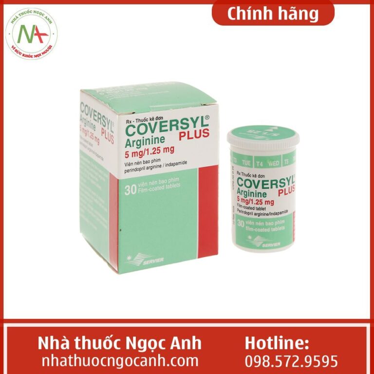 Thuốc Coversyl Plus Arginine 5mg/1.25mg là thuốc gì?