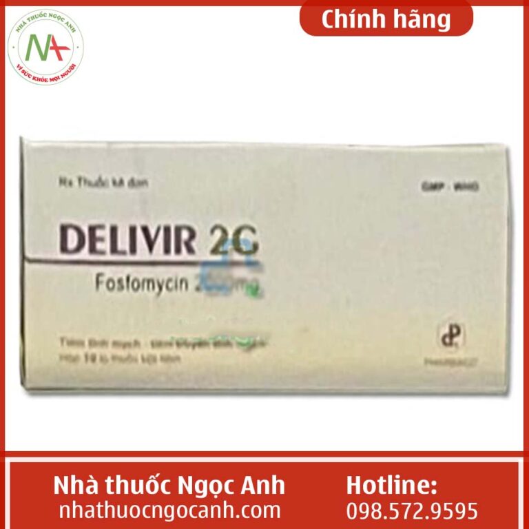 Hộp thuốc Delivir 2g