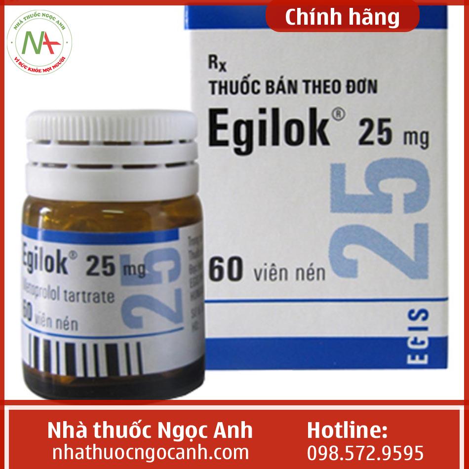 Liều dùng của Thuốc Egilok 25mg