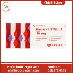 Thuốc Enalapril Stella 10mg - điều trị tăng huyết áp