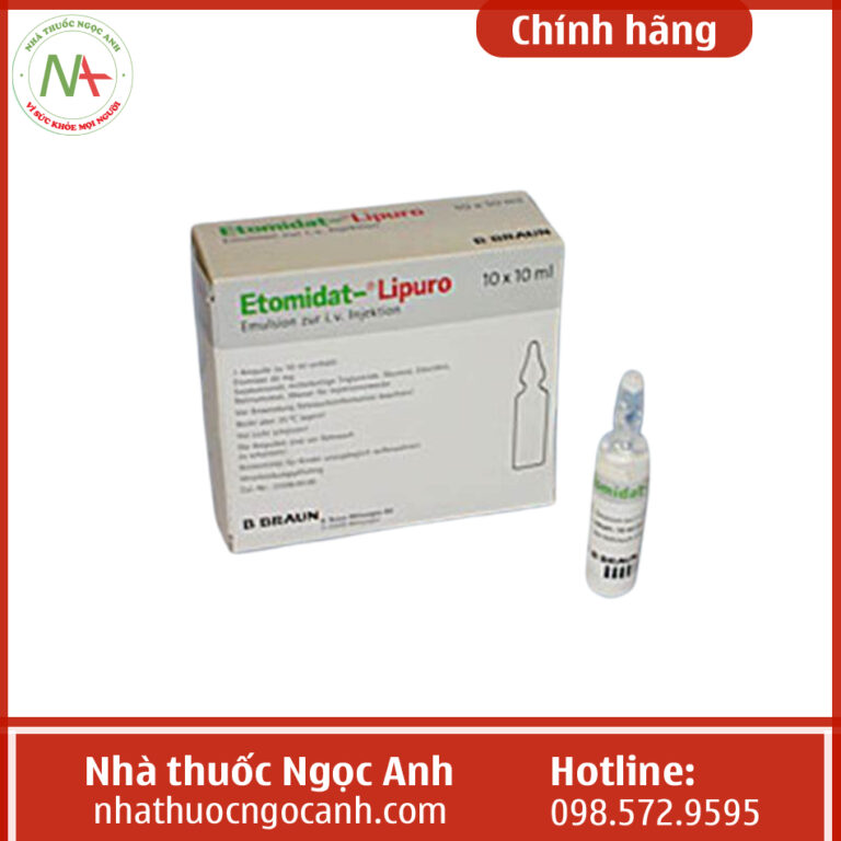 Thuốc Etomidate lipuro 10ml