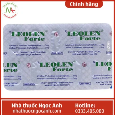 Vỉ thuốc Leolen Forte