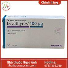 Hộp thuốc Levothyrox 100µg