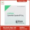 Mặt sau hộp Loperamide Capsules B.p 2mg
