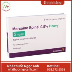 Hộp thuốc Marcaine Spinal Heavy