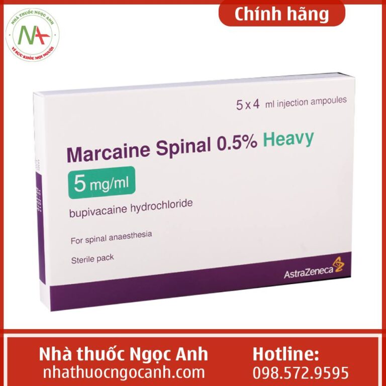 Hộp thuốc Marcaine Spinal Heavy